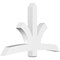 Ekena Millwork Davenport Architectural Grade PVC Gable Bracket, 72"W x 45"H x 6"D x 6"F, 15/12 Pitch GBP072X45X0606DAV00 - alternate 1